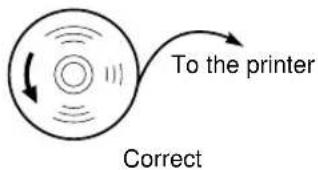 To the printer Correct