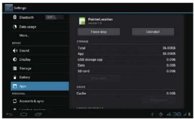 MPMAN MP747 - Apps - 2