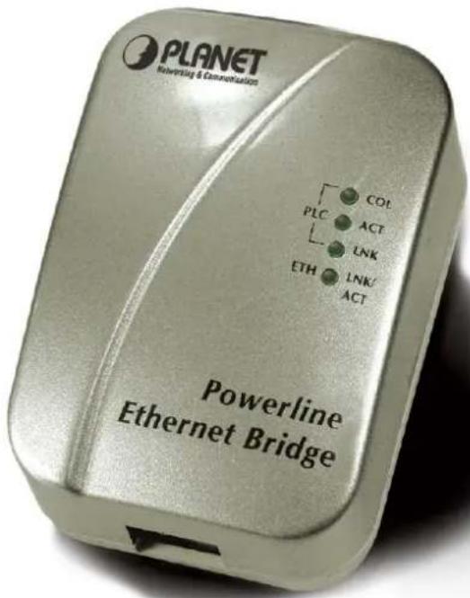 PLANET Universities & Communications PLC COL ACT LNK ETH LNK/ ACT Powerline Ethernet Bridge