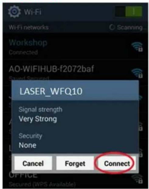 Laser SPK-WFQ10 - 1) Connecting your Device to the Speaker - 2