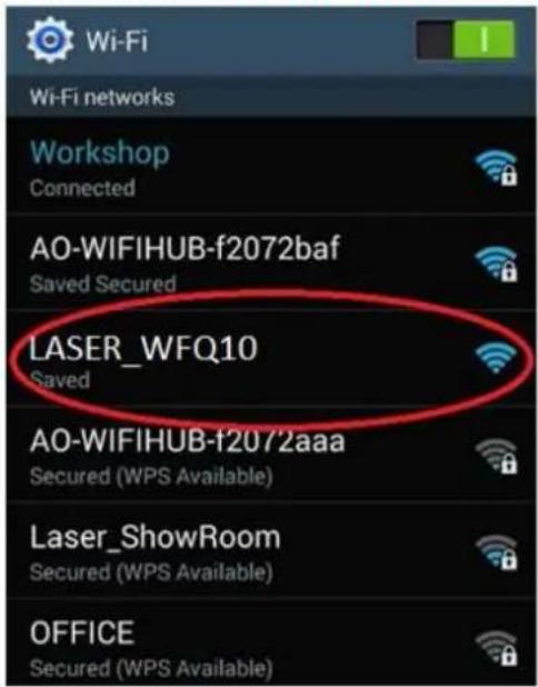Laser SPK-WFQ10 - 1) Connecting your Device to the Speaker - 1