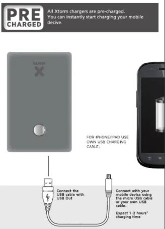 Xtorm Li-ion 9000 mAh - Specifications: - 2