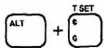 BROTHER AX-475 - Setting tabs - 1