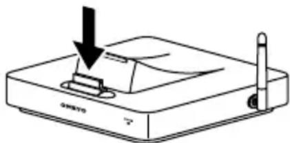 ONKYO DS-A5B - ■Inserting Your iPod/iPhone/iPad into the DS-A5 - 1