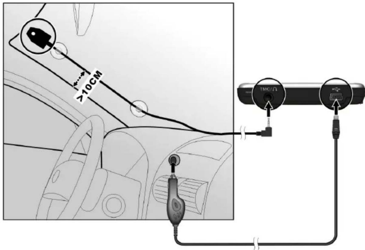 ROUTE 66 Chicago 7000 - Connecting the TMC Antenna - 1