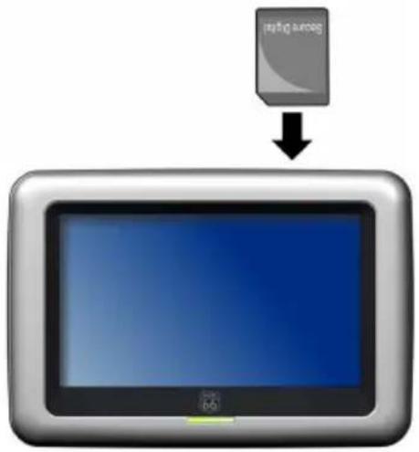 ROUTE 66 Chicago 7000 - Inserting a SD/MMC Card - 1