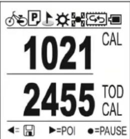 SNOOPER Bike 250 Memory-Map - On screen display. - 5
