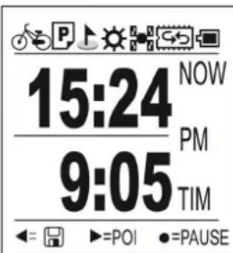 SNOOPER Bike 250 Memory-Map - On screen display. - 2