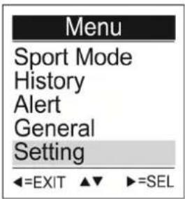 SNOOPER Bike 250 Memory-Map - Setting. - 1