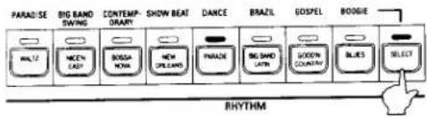PARADISE BIG RAND SWING CONTEMP- DRAFT SHOW BEAT DANCE BRAZIL GOSPEL BOODIE WALU MCDN LADY BOSSA NOW NEW SPLANS PARADE BIG RAND LATIN GOODN COUNTRY BLUES SELECT RHYTHM