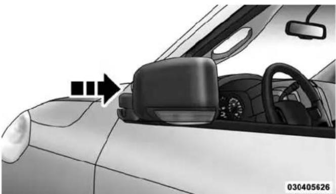 RAM 5500 Chassis Cab (2015) - Outside Mirrors Folding Feature - 1