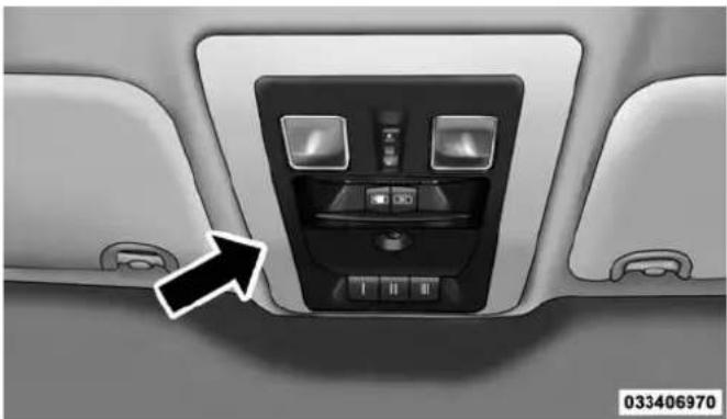 RAM 5500 Chassis Cab (2015) - OVERHEAD CONSOLE — IF EQUIPPED - 1