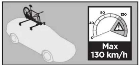 Max 130 km/h