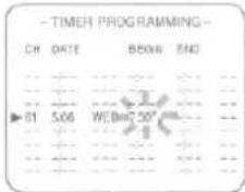 - TIMER PROGRAMMING - CH DATE BELOW END 01 5/06 WEDDING 30° - - - - - - - - - - - - - - - - - - - - - - - - - - - - - - - - - - - - - - - - - - - - - - - - - - - - - - - - - - - - - -