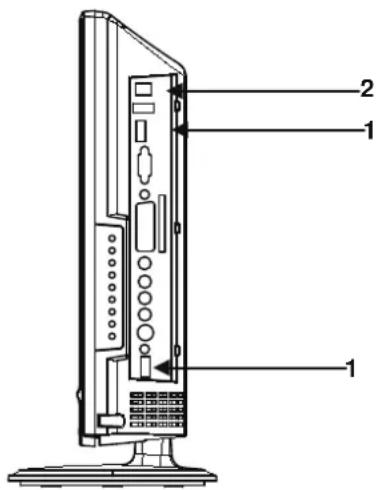 AudioSonic LC-227092 - F) Aansluiting met HDMI-signaal - 1