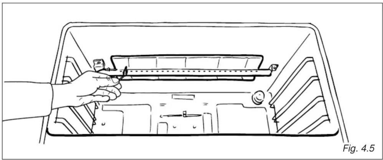 M-SYSTEM DOK-96G - ATTENTION: Never turn the thermostat before opening the oven door. - 2