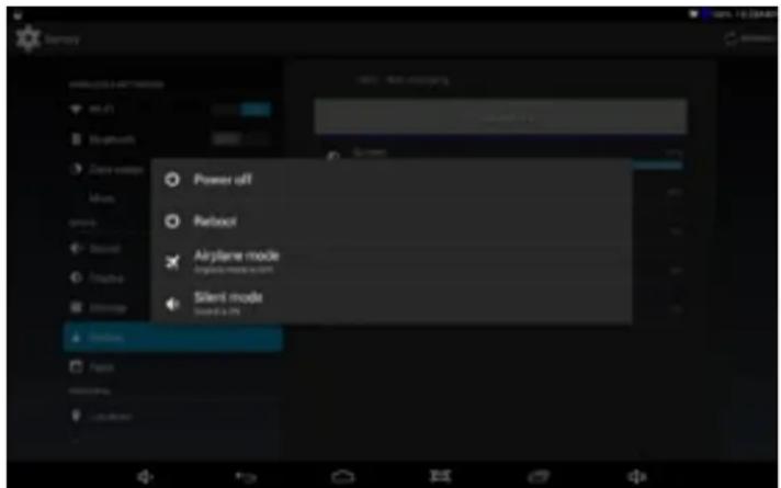 Power off Retrofit Airplane mode Silent mode