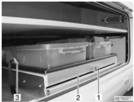Dethleffs Motorhome Premium Class (2010) - Sliding drawer - 2
