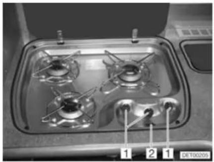 Dethleffs Motorhome Premium Class (2010) - Gas cooker - 4