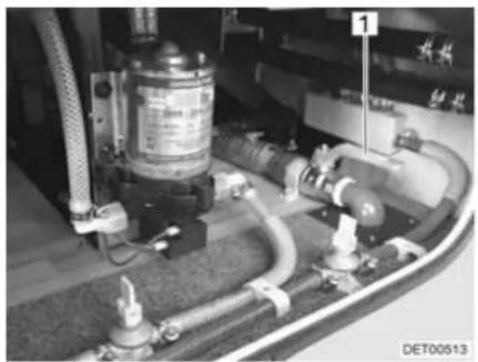 Dethleffs Motorhome Premium Class (2010) - Water drainage - 1