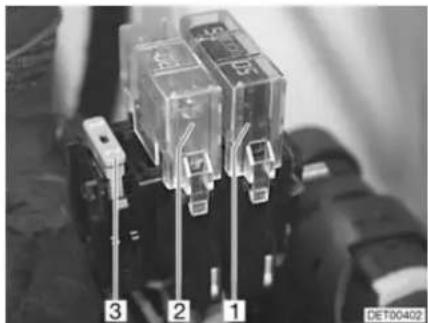 Dethleffs Motorhome Premium Class (2010) - Fuses on the starter battery - 1
