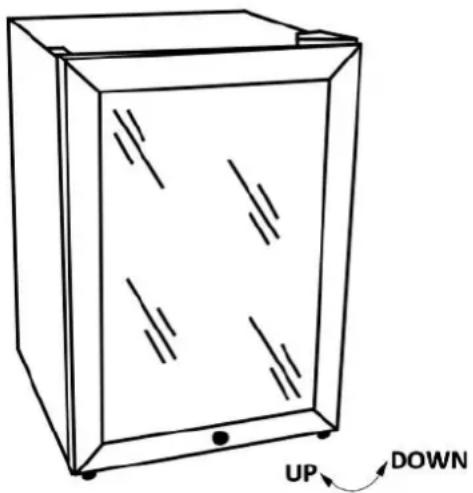 Whynter BR-091WS - LEVELING THE APPLIANCE - 1