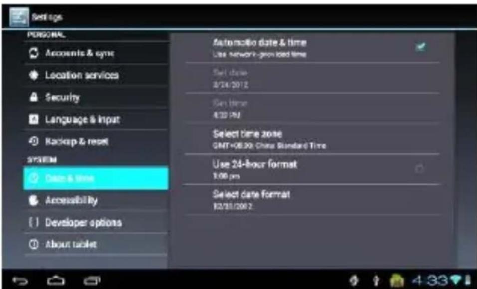 HKC P771A - Date Setting: - 1