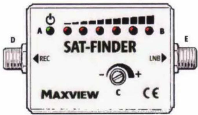 SAT-FINDER REC LNB MAXVIEW C CE