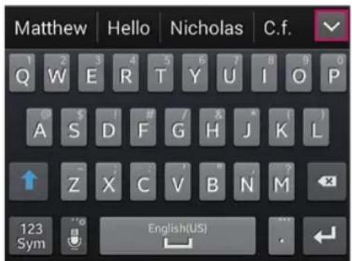 Matthew | Hello | Nicholas | C.f. Q W E R T Y U I O P A S D F G H J K L Z X C V B N M 123 Sym English(US)
