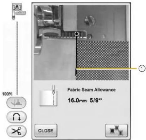 Fabric Seam Allowance 16.0mm 5/8" CLOSE