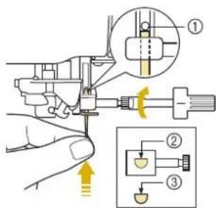 Technical diagram showing mechanical assembly with labeled parts and directional arrows indicating motion or movement
