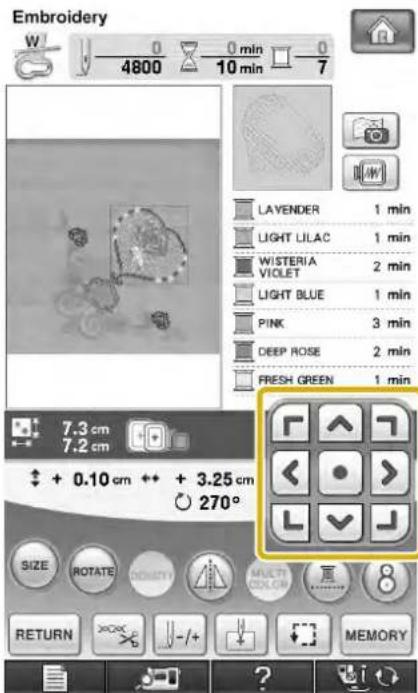 Embroidery W 0 min 0 4800 10 min 7 LAYENDER 1 min LIGHT LILAC 1 min WISTERIA VIOLET 2 min LIGHT BLUE 1 min PINK 3 min DEEP ROSE 2 min FRESH GREEN 1 min 7.3 cm 7.2 cm + 0.10 cm + + 3.25 cm 270° SIZE ROTATE COINITY MULTI COLOR RETURN MEMORY