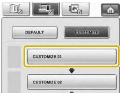 DEFAULT CUSTOMIZE CUSTOMIZE 01 CUSTOMIZE 02