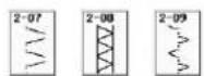 BABY LOCK Ellisimo Gold 2 BLSOG2 - Select a stitch for top stitching. - 1