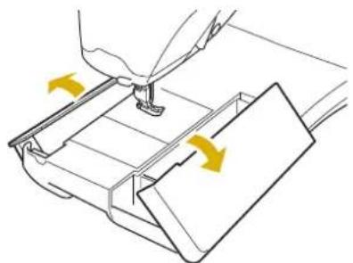 BABY LOCK Ellisimo Gold 2 BLSOG2 - Using the Flat Bed Attachment - 1