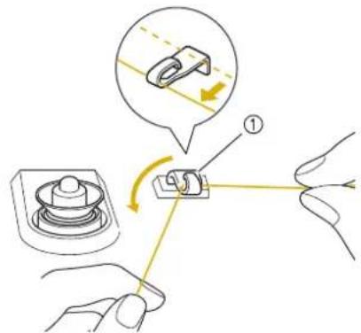 Diagram illustrating a mechanical assembly or disassembly process with labeled components and directional arrows indicating motion.