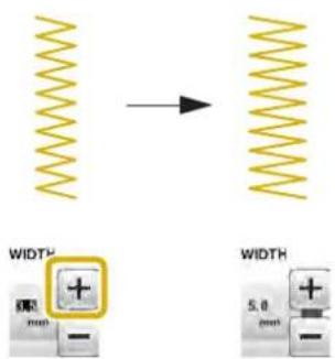 WIDTH 5.0 mm WIDTH 5.0 mm