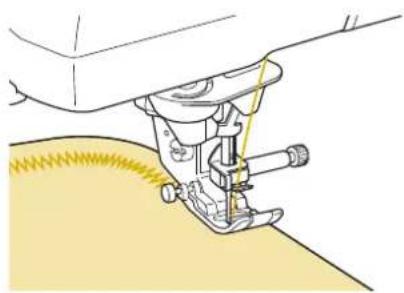 BABY LOCK Ellisimo Gold 2 BLSOG2 - ■Sewing Curves (Using a Zigzag Stitch) - 1