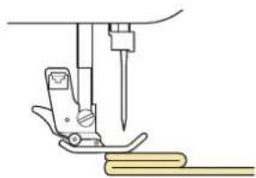 BABY LOCK Ellisimo Gold 2 BLSOG2 - Release the black button. - 1
