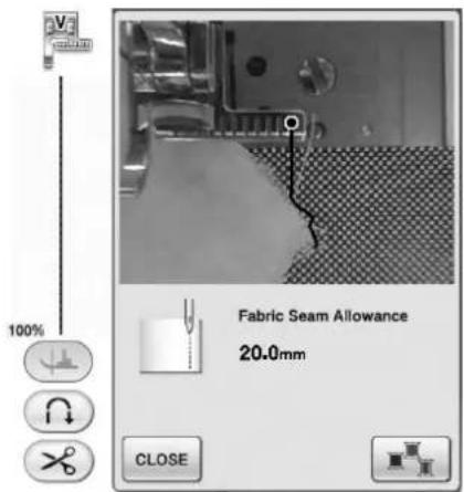 Fabric Seam Allowance 20.0mm CLOSE