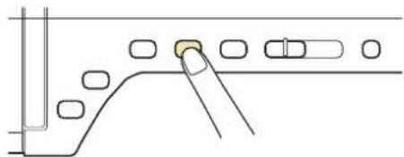 BABY LOCK Ellisimo Gold 2 BLSOG2 - After sewing, press the "Thread Cutter" button to trim the threads. - 1