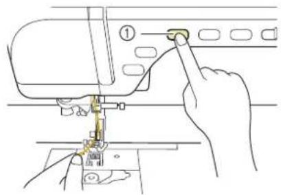 BABY LOCK Ellisimo Gold 2 BLSOG2 - Guide the bobbin thread through the groove, following the arrow in the illustration. - 3