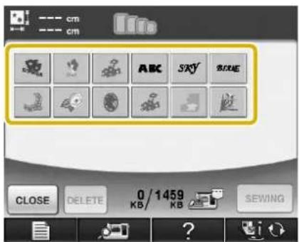 cm cm ABC SKY 多边框 CLOSE DELETE 0/1459 KB/ KB SEWING