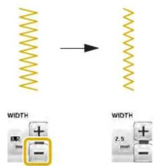WIDTH WIDTH 2.5 mm