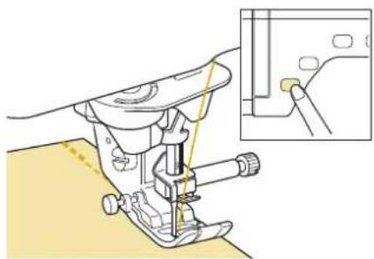 BABY LOCK Ellisimo Gold 2 BLSOG2 - Press the "Start/Stop" button again to stop sewing. - 1