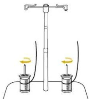 BABY LOCK Ellisimo Gold 2 BLSOG2 - ■Using the Spool Stand - 6