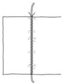 BABY LOCK Ellisimo Gold 2 BLSOG2 - ■Cord Guide Bobbin Cover (Using a Zigzag Stitch) - 4