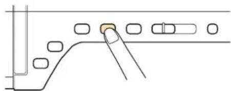 BABY LOCK Ellisimo Gold 2 BLSOG2 - Press the "Thread Cutter" button to trim the upper and lower threads. - 1