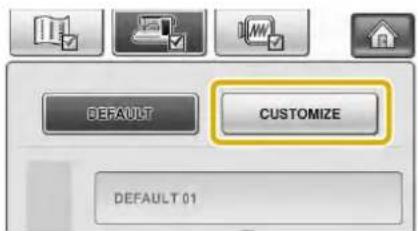 DEFAULT CUSTOMIZE DEFAULT 01