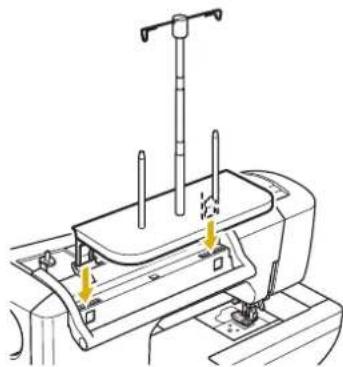 BABY LOCK Ellisimo Gold 2 BLSOG2 - ■Using the Spool Stand - 5